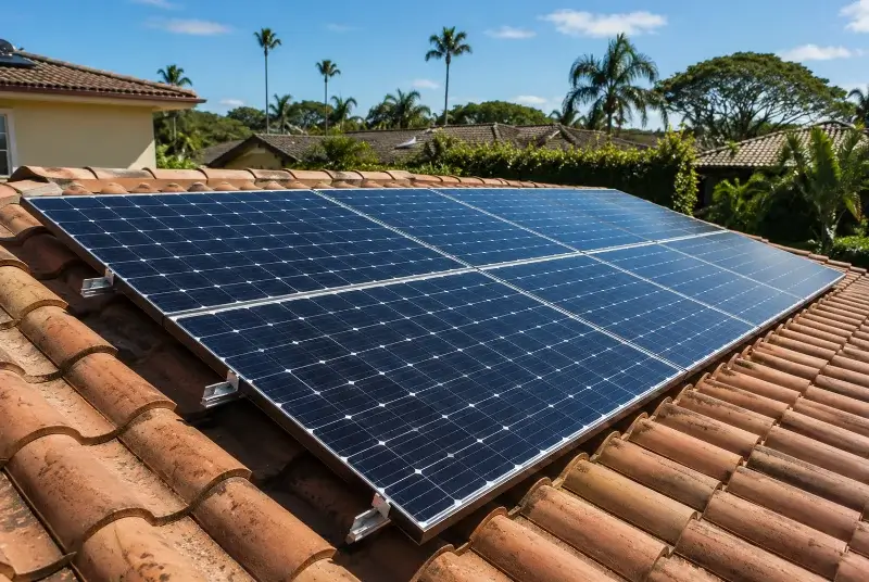 Installation de panneaux solaires à Givors